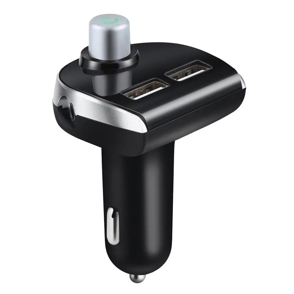 Bluetooth автомобильный fm передатчик беспроводной радио адаптер USB зарядное