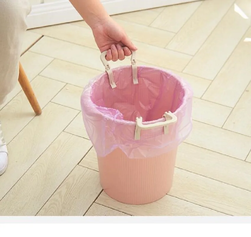 

Colorful garbage bag double clip (with handle) portable garbage bag slip clip