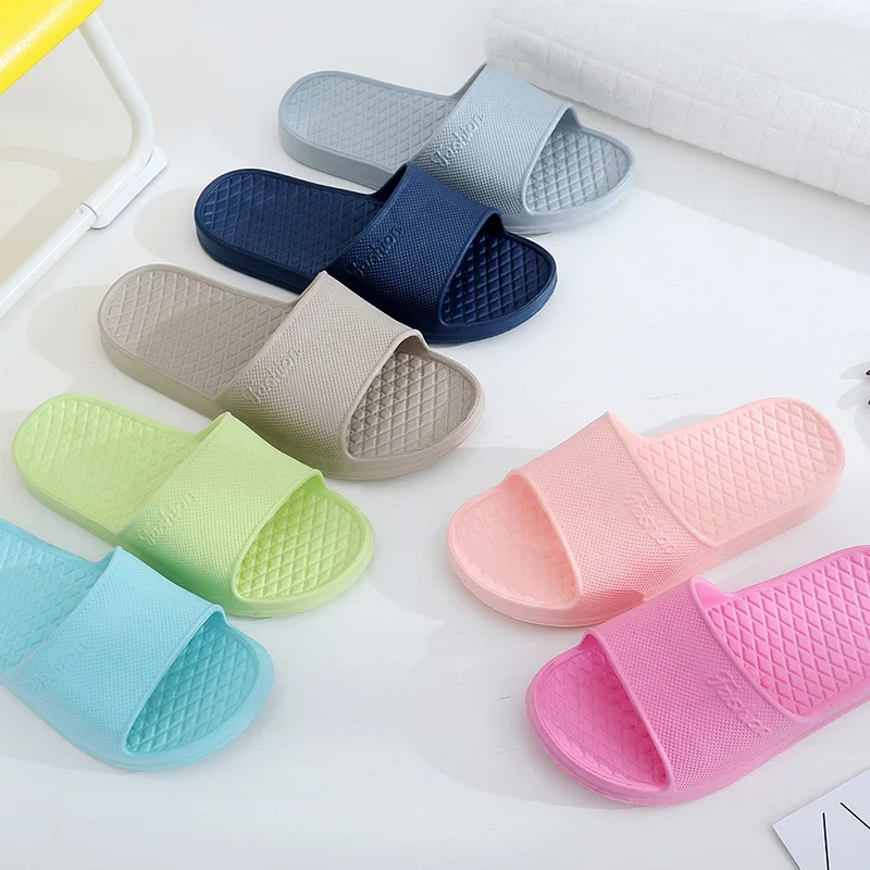 Non slip Bathroom Slippers Women Light EVA Home Slipper Indoor Flooring ...
