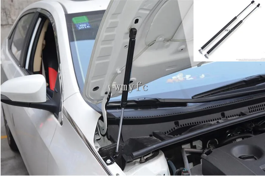 

2pcs FOR Toyota Corolla 2014 2015 2016 2017 2018 2019 ACCESSORIES CAR BONNET HOOD GAS SHOCK STRUT LIFT SUPPORT CAR STYLING