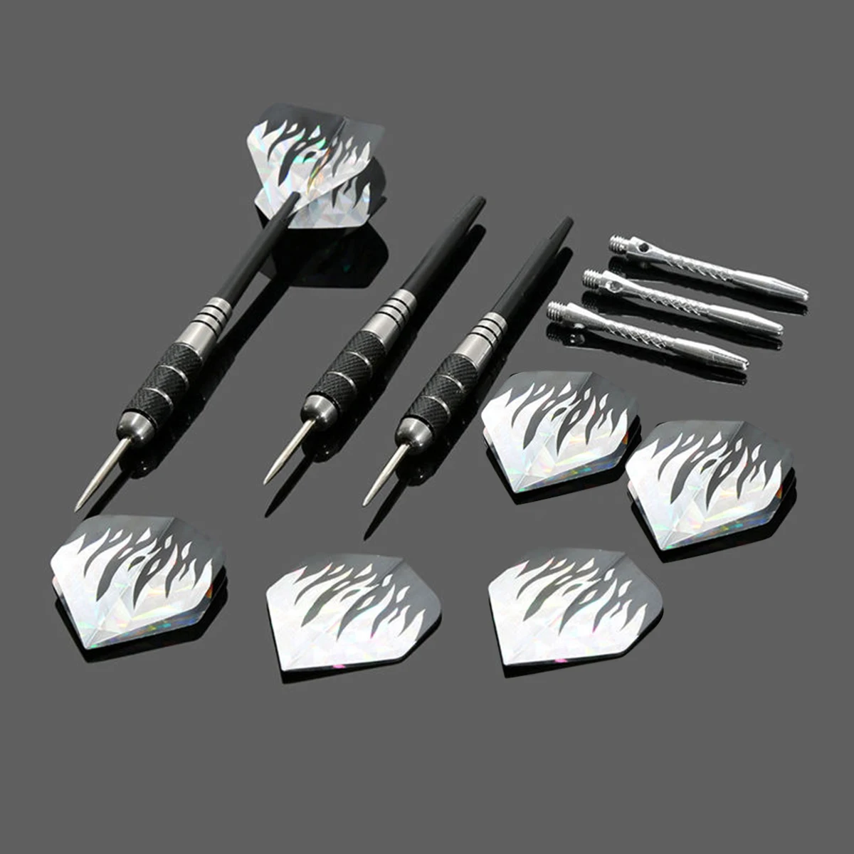 3pcs/set Professional Copper Darts Set Stainless Steel Needle Tip Darts Set Indoor Outdoor Sports