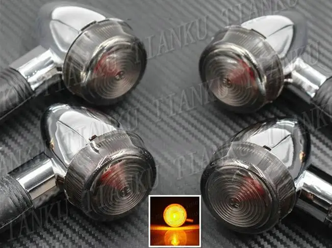 Bullet передний и задний указатель поворота светильник для Honda Shadow Spirit Sabre Aero ACE Steed VLX