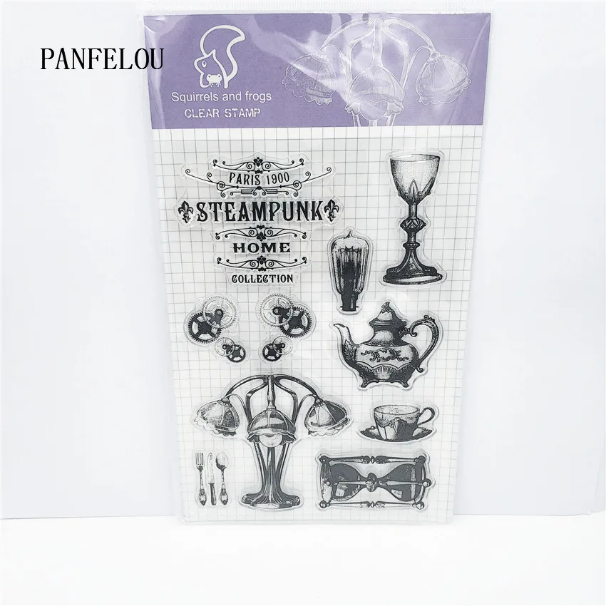 

PANFELOU Furniture restoring Transparent Clear Silicone Stamp/Seal DIY scrapbooking/photo album Decorative clear stamp sheets