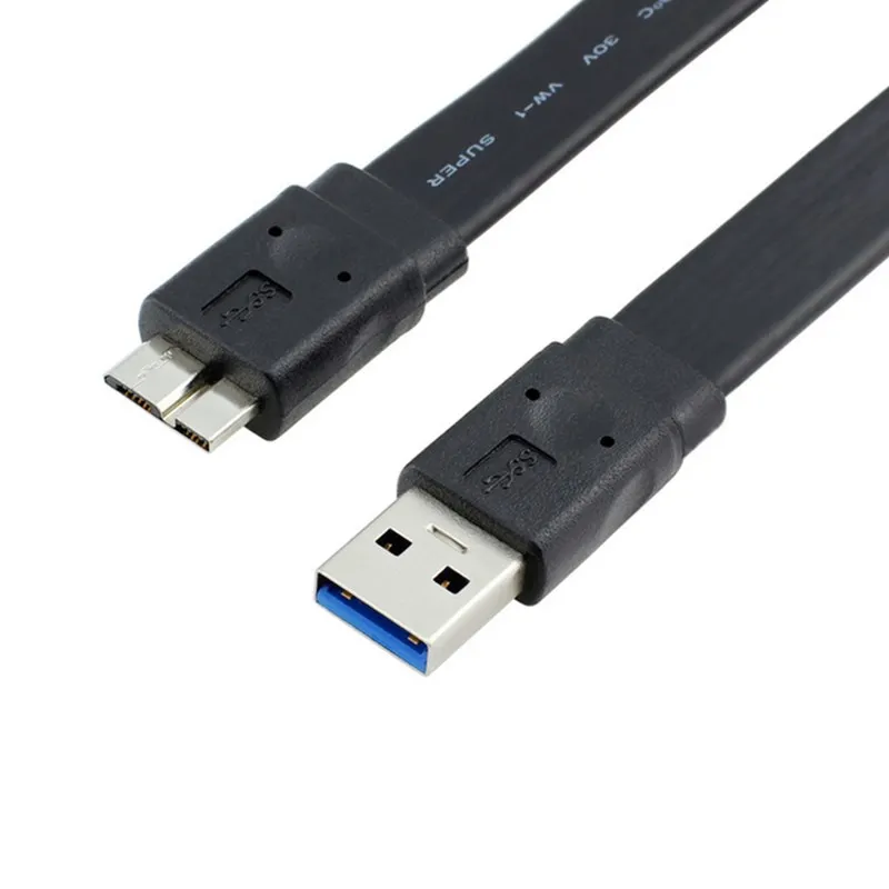 

50pcs/Lot USB 3.0 to Micro B HDD Data Cord Male to Male Extension Cord for External Hard Drive HUB Card Reader By DHL Fedex