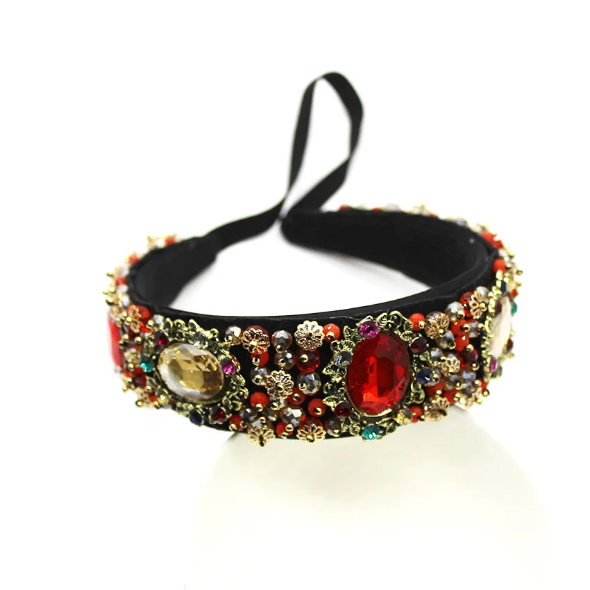 flower baroque good quality women new fashion hairband font b luxury b font font b crystal