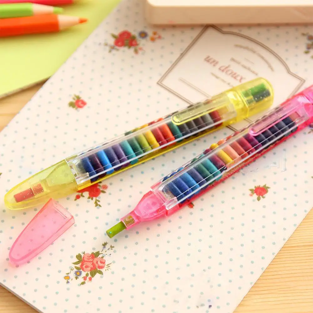 

Adeeing Crayon Set for Kids Students Drawing Painting School Supplies