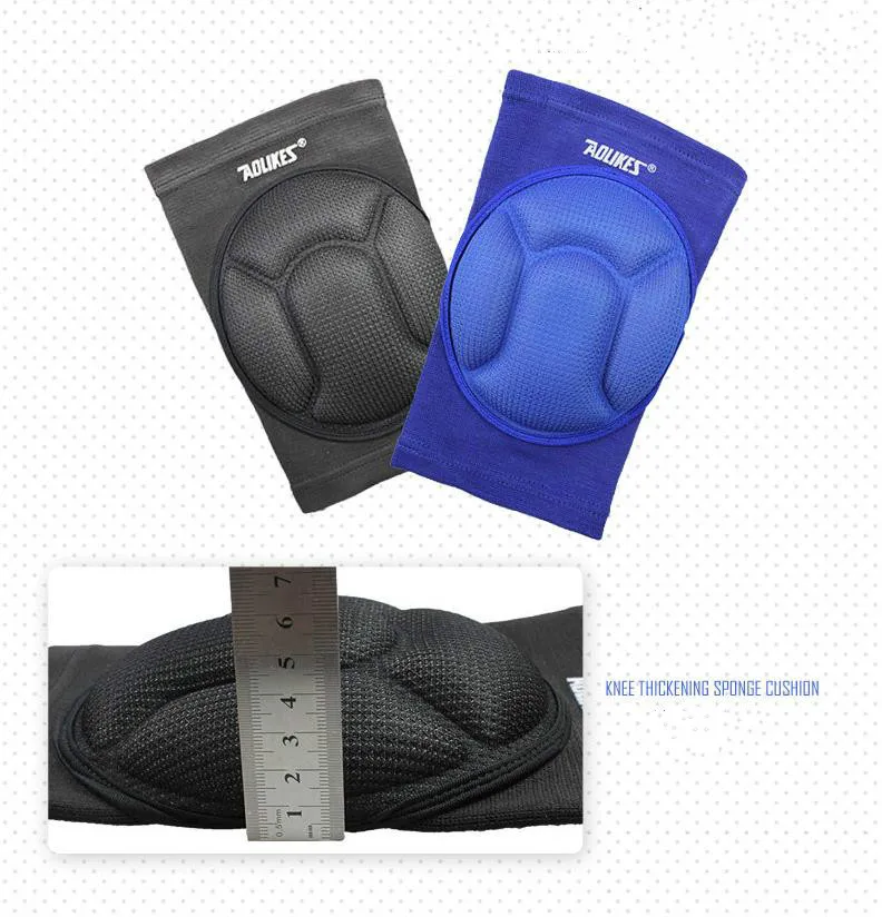 Утолщение Kneepad Футбол волейбол Экстремальные виды спорта наколенники Eblow Brace
