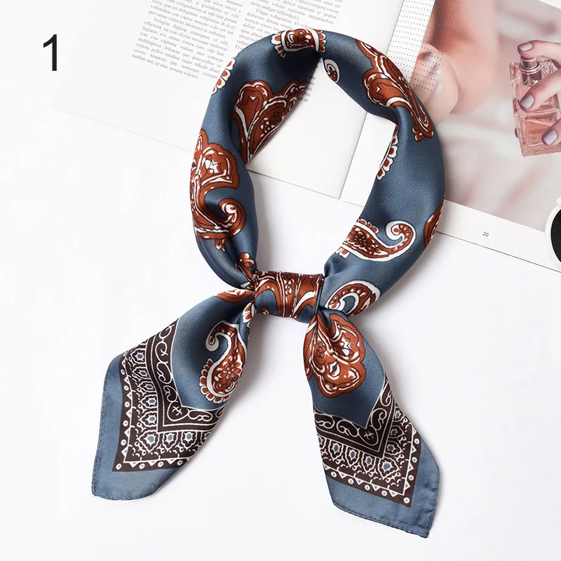 70*70 см шелковый шарф для женщин весна осень элегантный квадратный шарф с принтом женское украшение Профессиональный литературный женский шарф