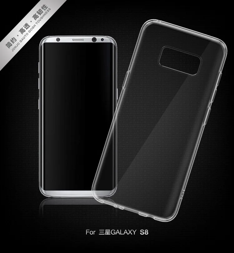 

Wholesale 50 Pieces Ultra-thin transparent Soft TPU case For Samsung Galaxy S8 S8Plus Protective back cover for samsung s8 plus