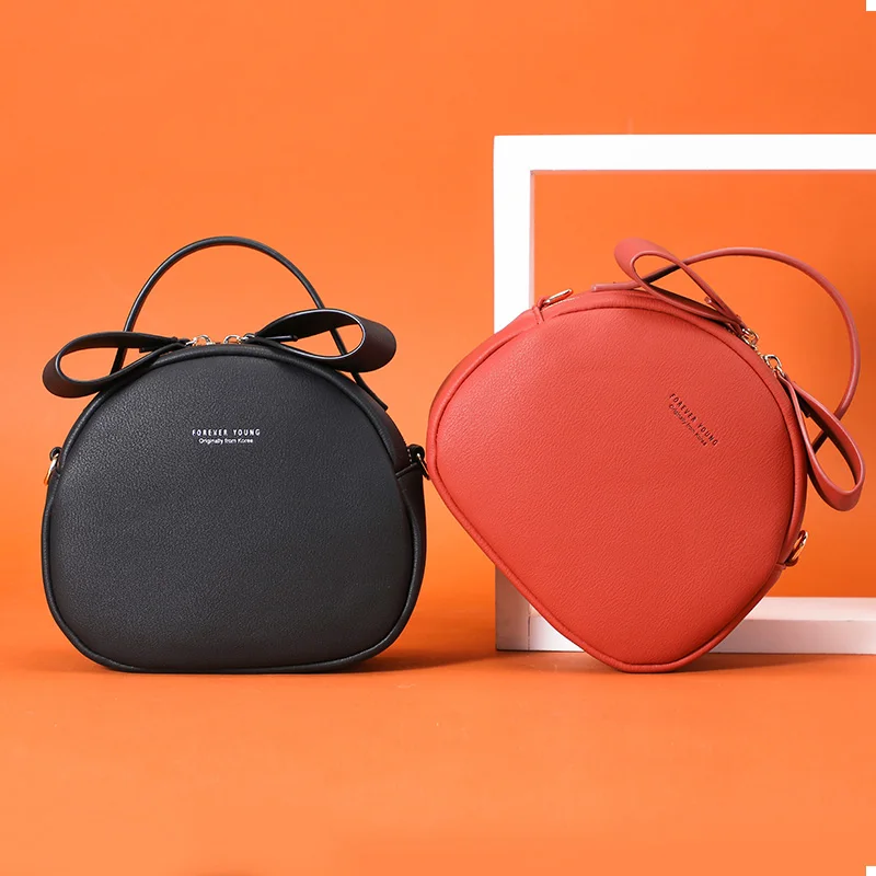  Geometrical Circular Women Shoulder Bag Leather Women's Crossbody Messenger Bags Sac Female Round B - 32967776062