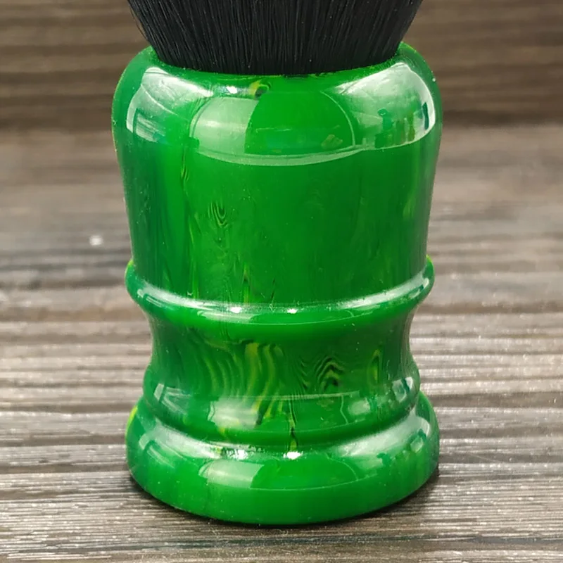 dscosmetic 26mm vert empire resin handle tuxedo knots shaving brush with soft dense synthetic hair knots 1 dscosmetic 26mm vert empire resin handle tuxedo knots shaving brush with soft dense synthetic hair knots 5