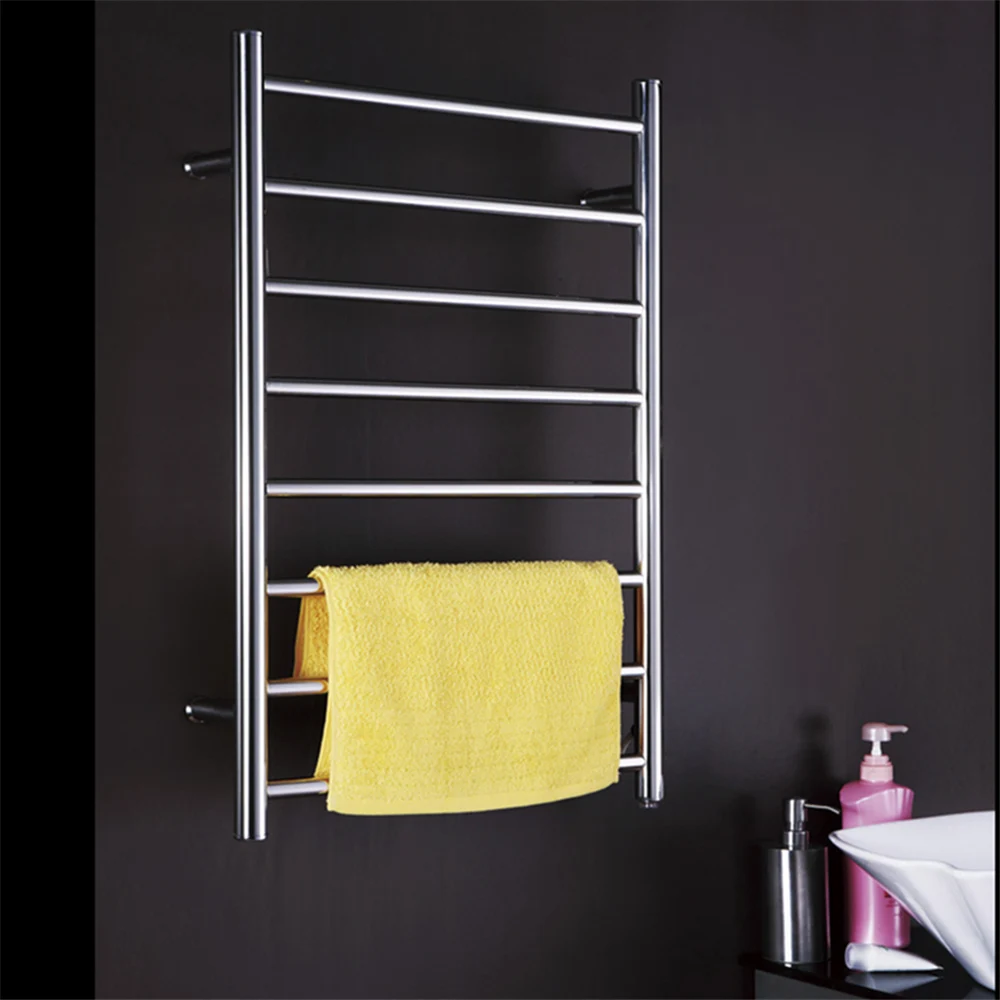 Light Polish Stainless Steel 304 Electric Wall Mounted Towel Warmer