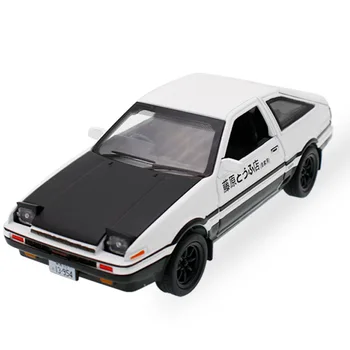 

High Simulation 1:32 AE86 Diecast Alloy Metal Luxury Racing Car Model Collection Model Pull Back Toys Car Gift Light and Music