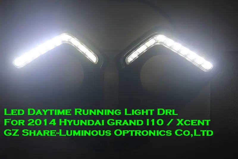 Led Daytime Running Light DRL Fog Light for 2014 Hyundai Grand I10 Hyundai Xcent 11 Replacement