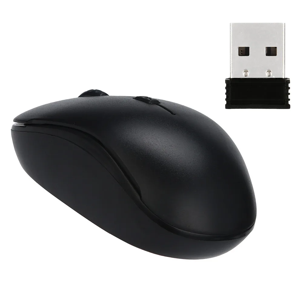 2 4GHZ Wireless Mouse Cordless Optical Scroll Mouse PC Laptop With USB 