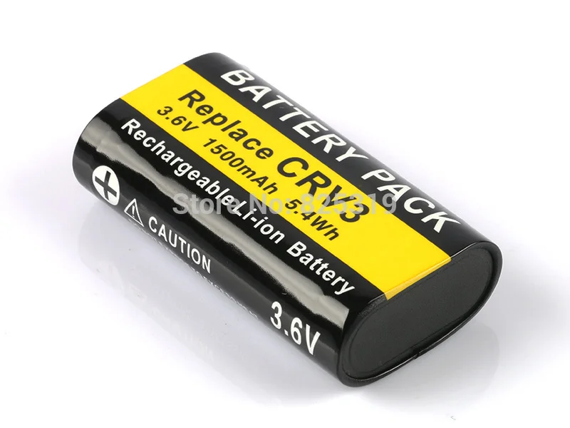 Battery for KODAK CR V3 CR V3P KCRV3 EasyShare C300 C310 C315 C340 C360