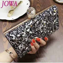 Новинка, вечерние сумки, дамская сумка с камнями, блестящие клатчи со стразами, винтажные черные вечерние сумочки, твердые сумочки на цепочке, 2 цвета