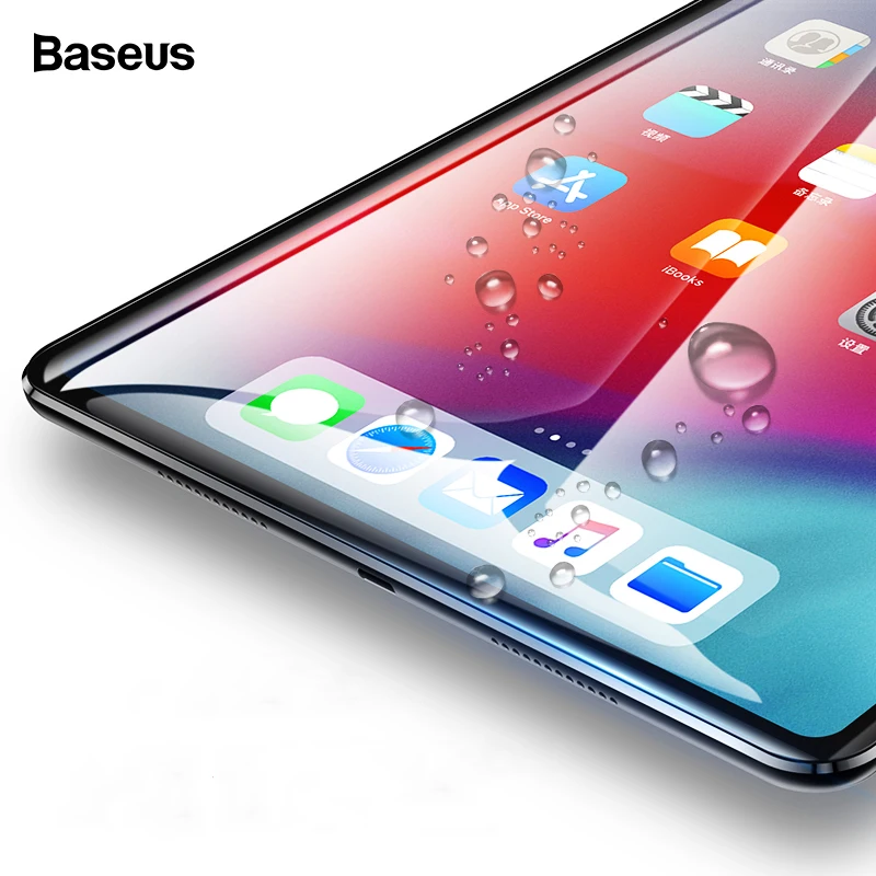 Baseus Screen protector Tempered Glass For iPad Pro 11 12.9 inch Protective Film For Apple iPad 2018 New Tablet Toughened Glass