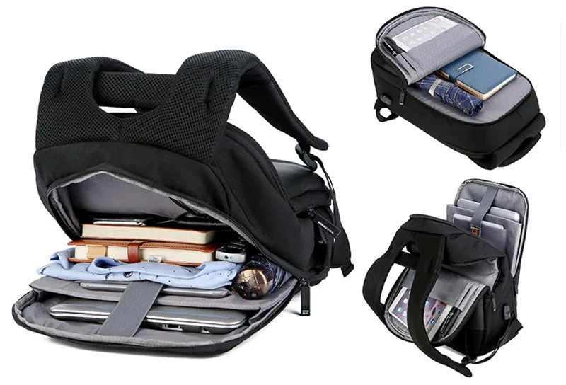 15,6 дюймовый ноутбук рюкзак Для мужчин зарядка через usb мужской рюкзак для путешествий Mochila Колледж студентов водонепроницаемый ранец Чехлы