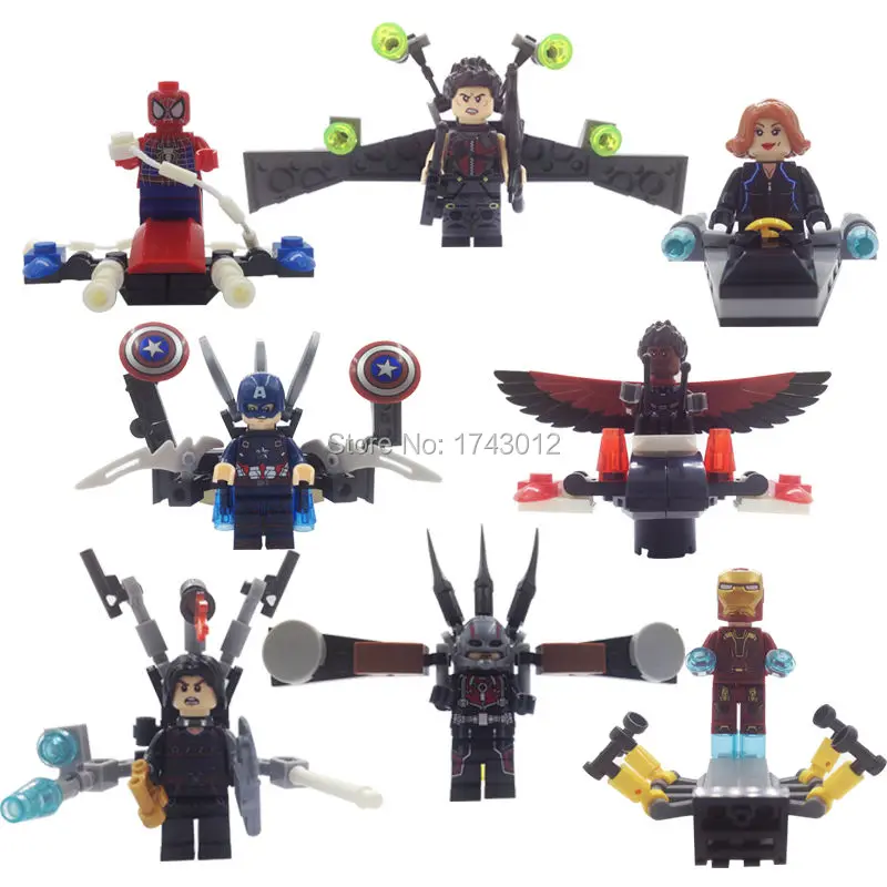

SY296 Wholesale Marvel Super Heroes The Avengers figures Single Loki Building Blocks Model Toys For Children
