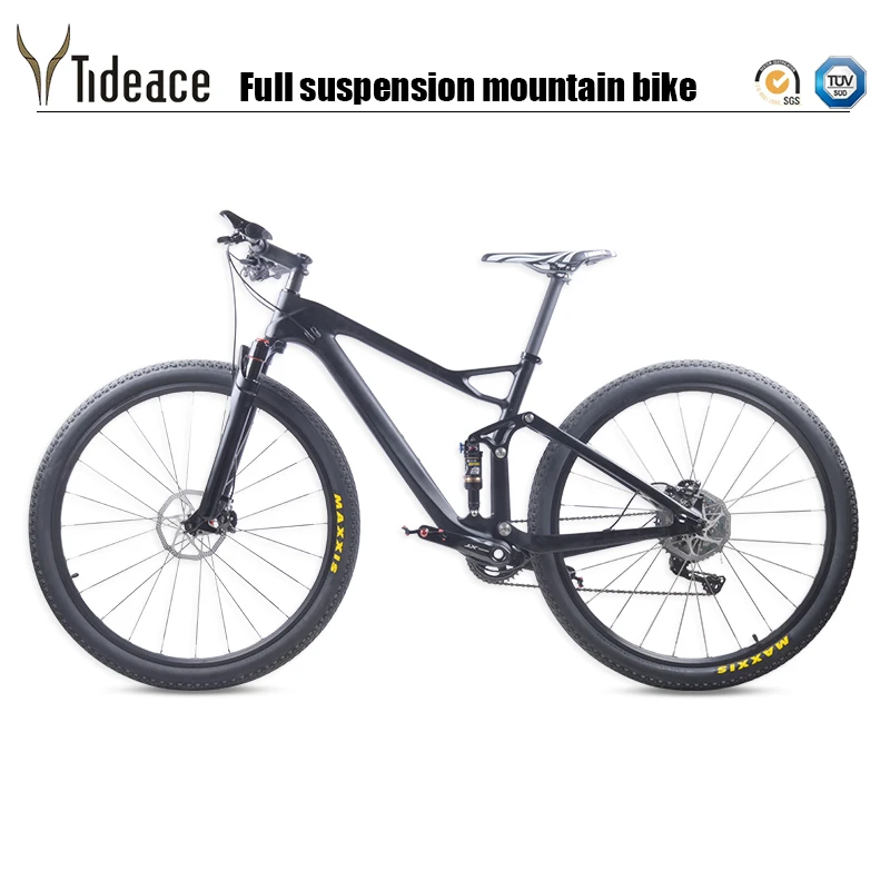 Tideace карбоновая MTB подвеска горный велосипед 29er 10s или 11s скорость 2" полная подвеска велосипед XT M8000 29er горный велосипед