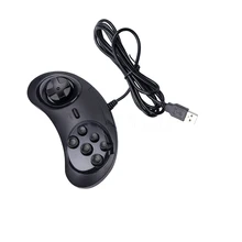 Mando de juegos USB clásico kebidu Joypad con cable de 6 botones para SEGA Genesis/MD PC/2 Y1301/MAC Mega Drive