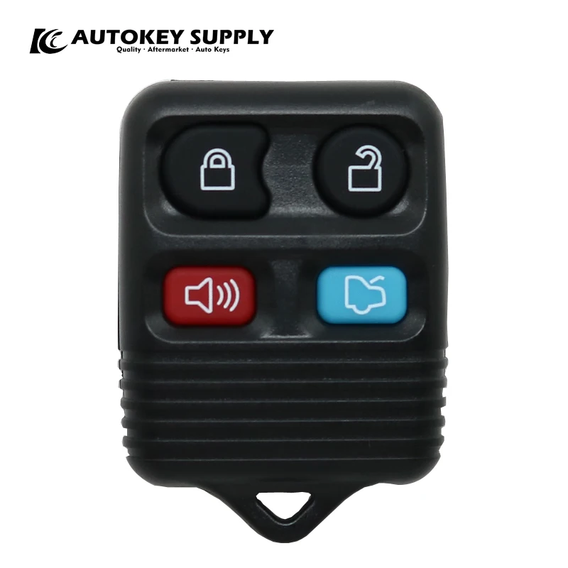 

AUTOKEY SUPPLY factory direct sales.car styling for Ford 4 buttons remote key fob complete 315Mhz car key AKFDC301