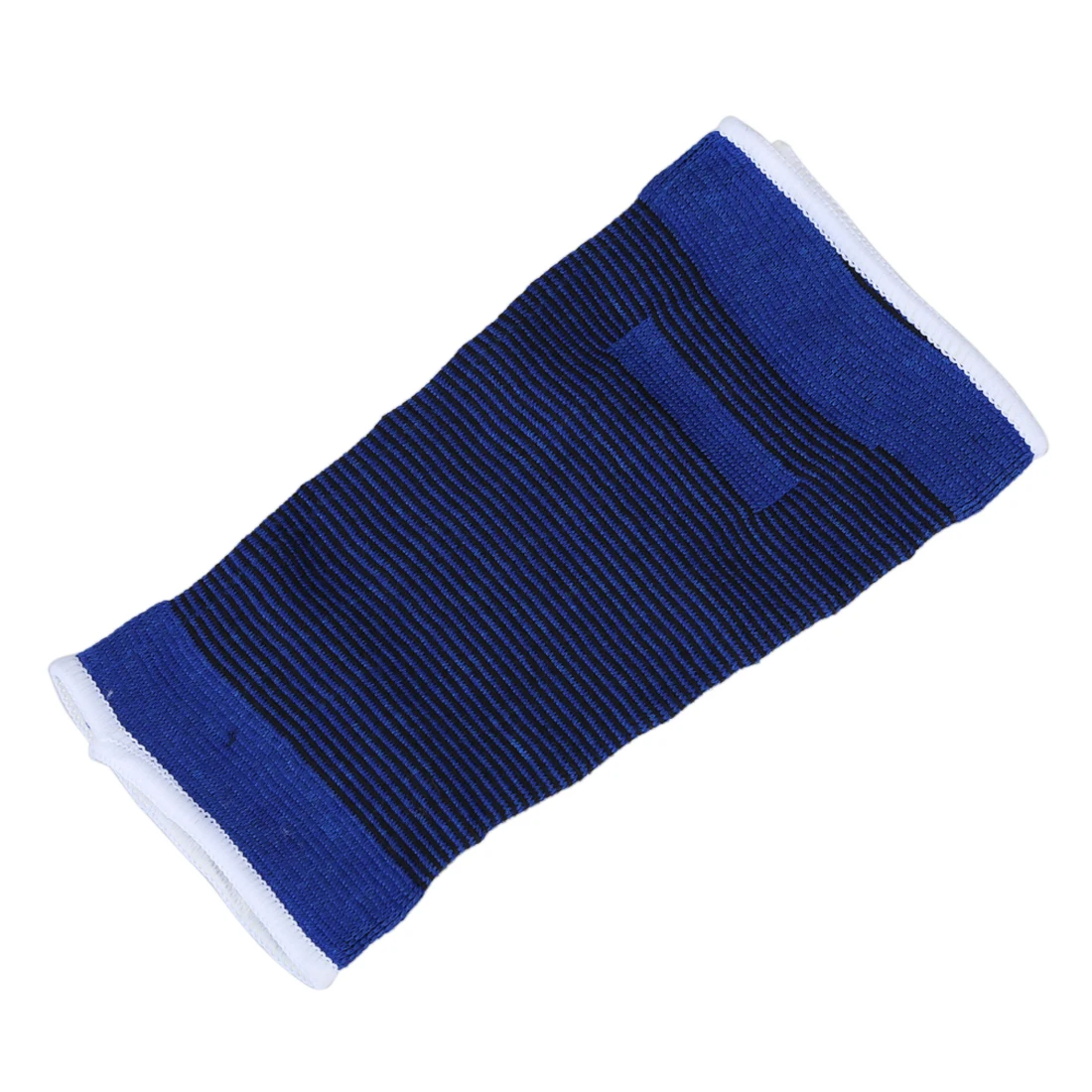 Комплект из 2 предметов; спортивная одежда в черно-синюю полоску; эластичная защита для голени