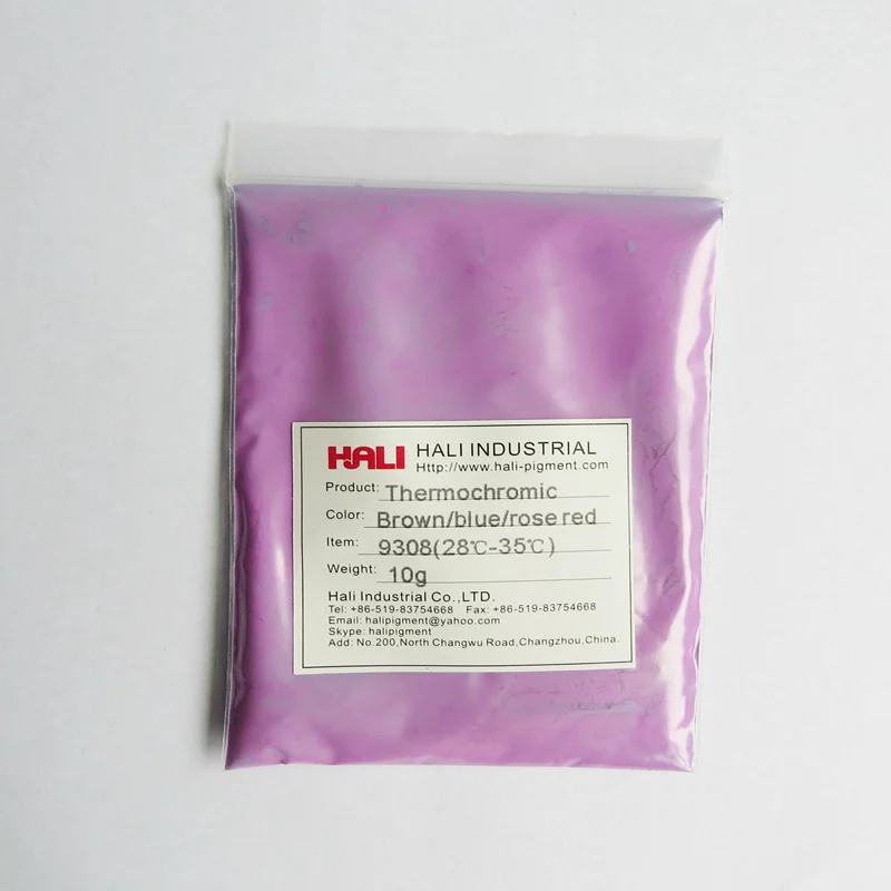 3 color changing thermochromic pigment 3 stage thermochromic powder hot active temperature sensitive pigment