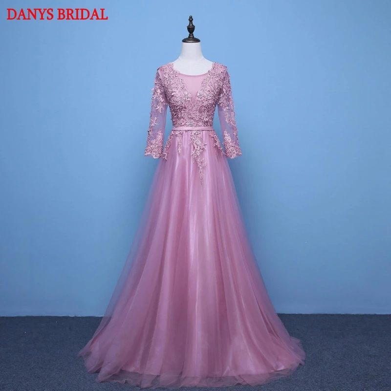 Lange Mouwen Lace Moeder van de Bruid Jurken voor Bruiloften Een Lijn Tulle Toga Kralen Formele Godmother Bruidegom Lange Jurken Lange Mouwen Lace Moeder van de Bruid Jurken voor Bruiloften Een Lijn Tulle Toga Kralen Formele Godmother Bruidegom Lange Jurken