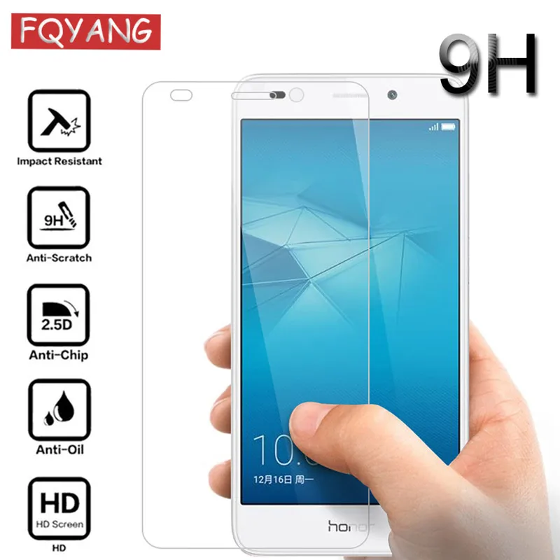 Закаленное стекло FQYANG 9 H для HUAWEI honor 6C Pro 7i 7X7 S 7C 8 Защитная пленка экрана 8C 8X