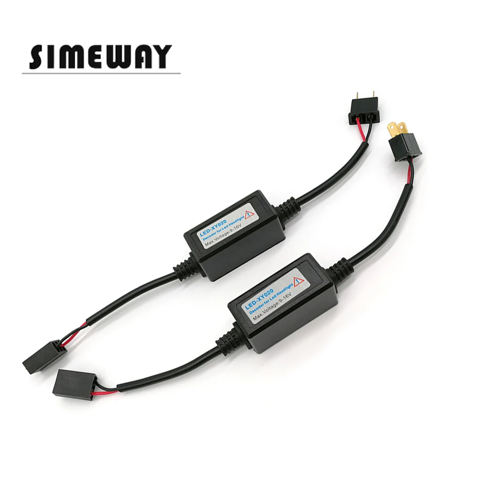 HID Relay Harness 9007 9004 Dual Resistor Kit Anti Flicker Adapter Error Decoder