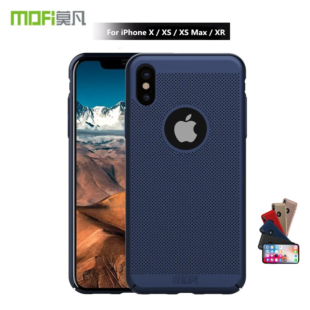 Goede Luxe MOFI Air Uitstralende Case Voor Apple iPhone X XS Max case iPhone XR XS Back Cover Bumper Met Retail pakket