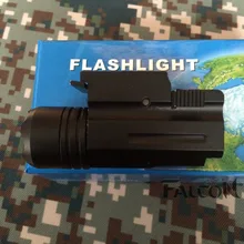 600Lm LED Bulb Outdoor Camping Gun Rifle Shotgun Flashlight Mount Hunting Light Torch 20 mm CQC
