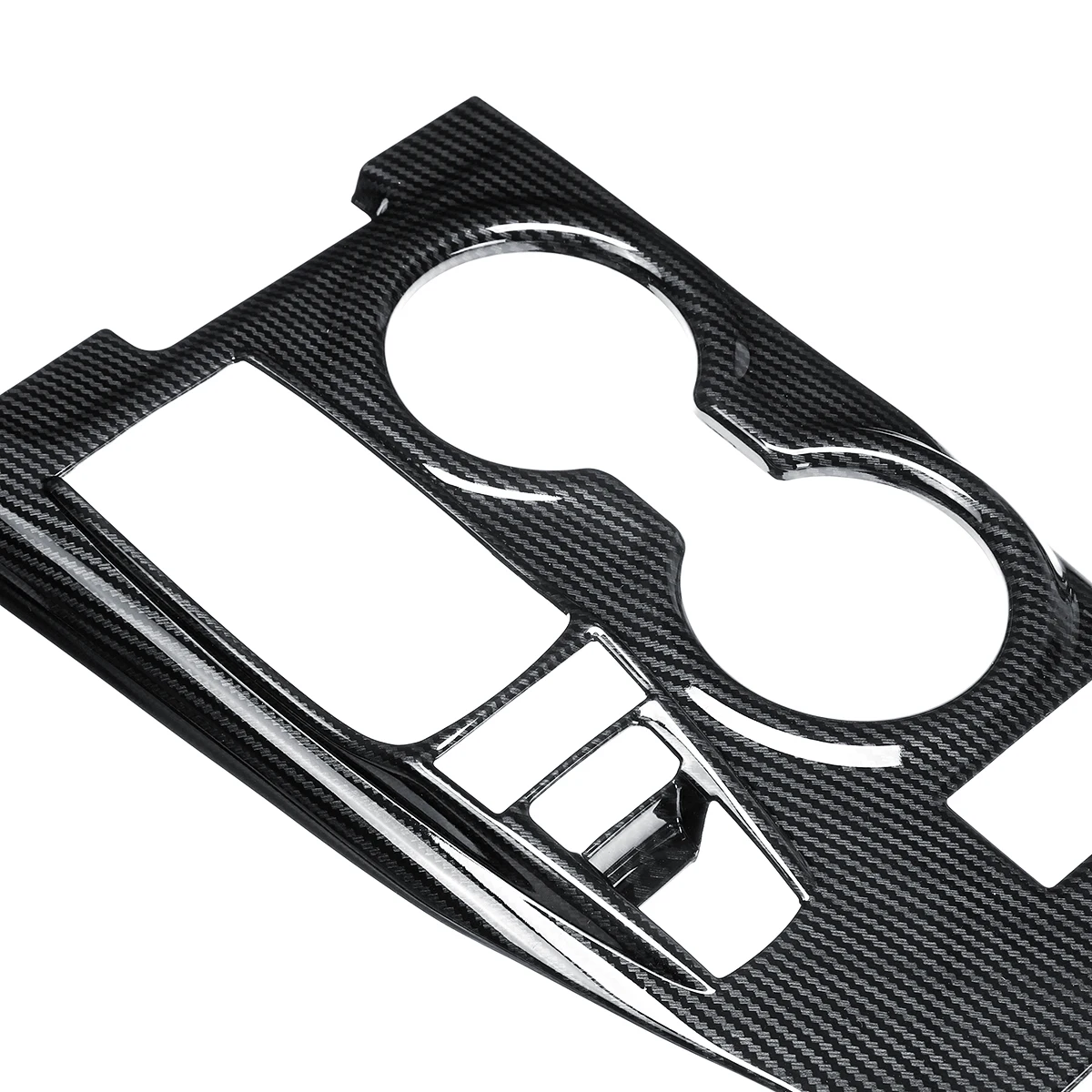 Audew de fibra de carbono del Interior del coche de caja de cambio Panel recorte cubierta para Toyota Camry 2018 Auto Interior molduras accesorios de partes de