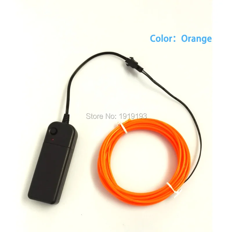 1 м/2 м/3 м/4 м/5 м неоновый светильник для танцевальной вечеринки, декоративный светильник, неоновый светодиодный светильник, гибкая трубка из EL Wire Rope, водонепроницаемая светодиодная лента с контроллером