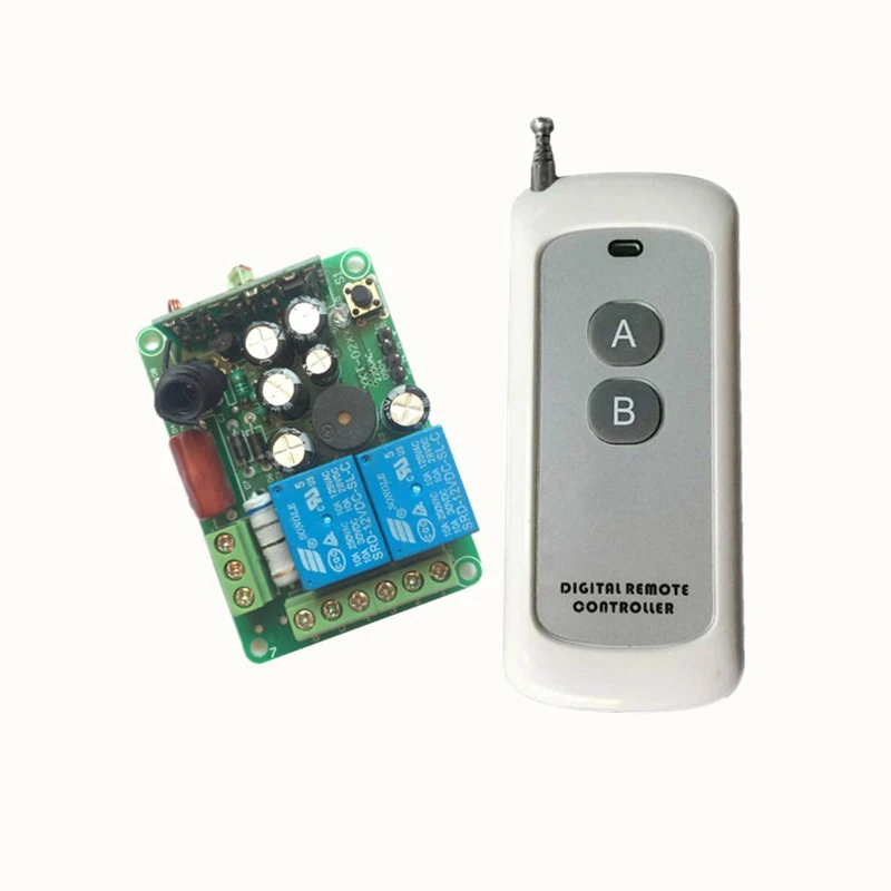Ac2v 2ch Rf Wireless Mini Switch Relay Receiver Remote Controllers Transmitter Toggle Momentary Switches Aliexpress