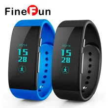 Finefun U3 умный Браслет Водонепроницаемый Bluetooth 4.0 Сенсорный экран фитнес-трекер, мониторинг сна с 8998 фишек для IOS Android