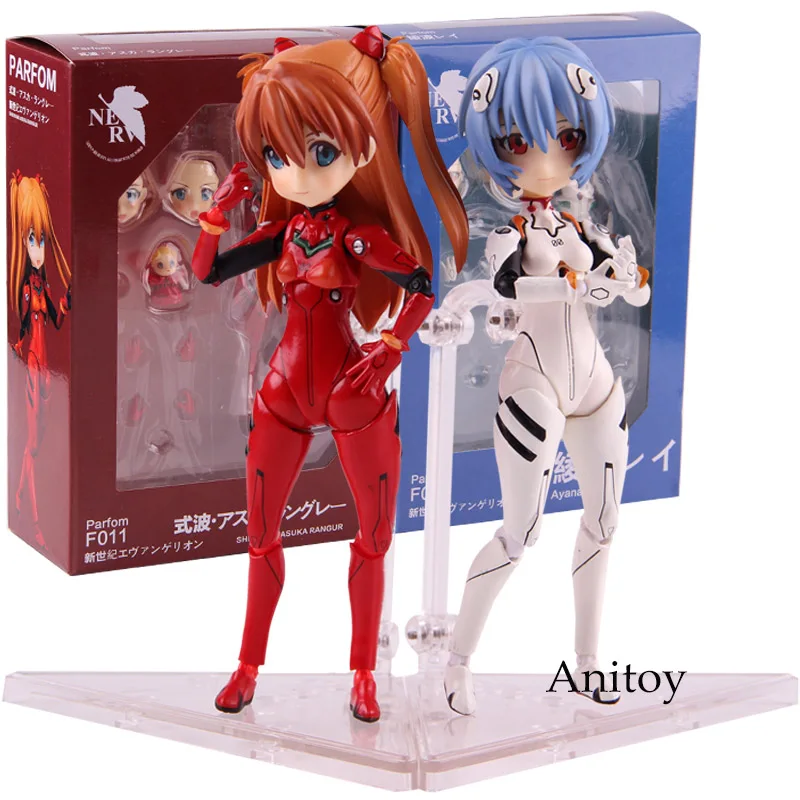 EVA Parfom F011 Evangelion Shikinami Asuka Langley Cute Action Figure New In Box