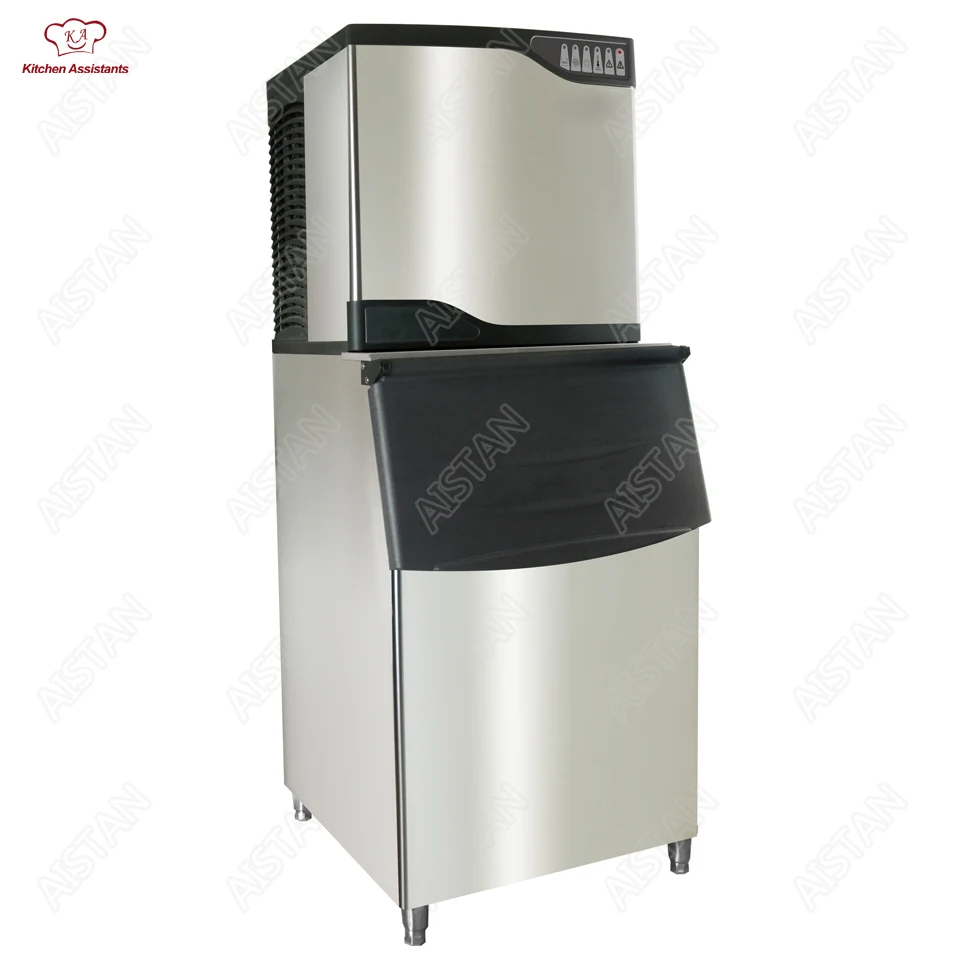 

ST Series Electric Free Standing Automatic Ice cube machine Ice maker Cooler 220V for commercial restaurant supermarket
