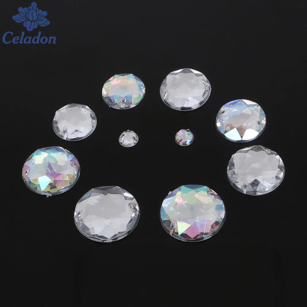 20 200 шт. акриловые стразы с кристаллами 2 отверстия|crystal sew on|crystal on rhinestonessew rhinestone |