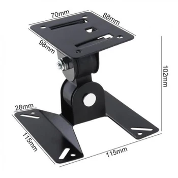 

Hot Universal Rotated TV PC Monitor Wall Mount Bracket For 14 ~ 24 Inch LCD LED Flat Panel TV With 180 Degrees Around The Pivot