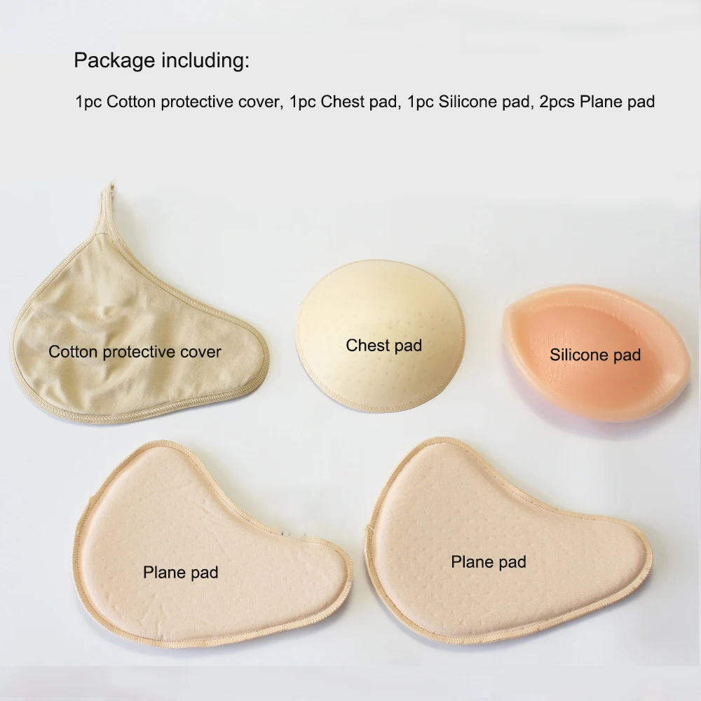 Breast Protheses Hook long Stretch Breathable Cotton Postoperative Breast  Lightweight Fake Chest Silicone Chest Pad D30 - AliExpress