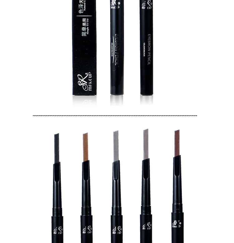 1 шт. брендовый автоматический Водостойкий карандаш для бровей, макияж, 5 стилей краски, карандаш для бровей, косметика для бровей, подводка для глаз, инструменты FS053