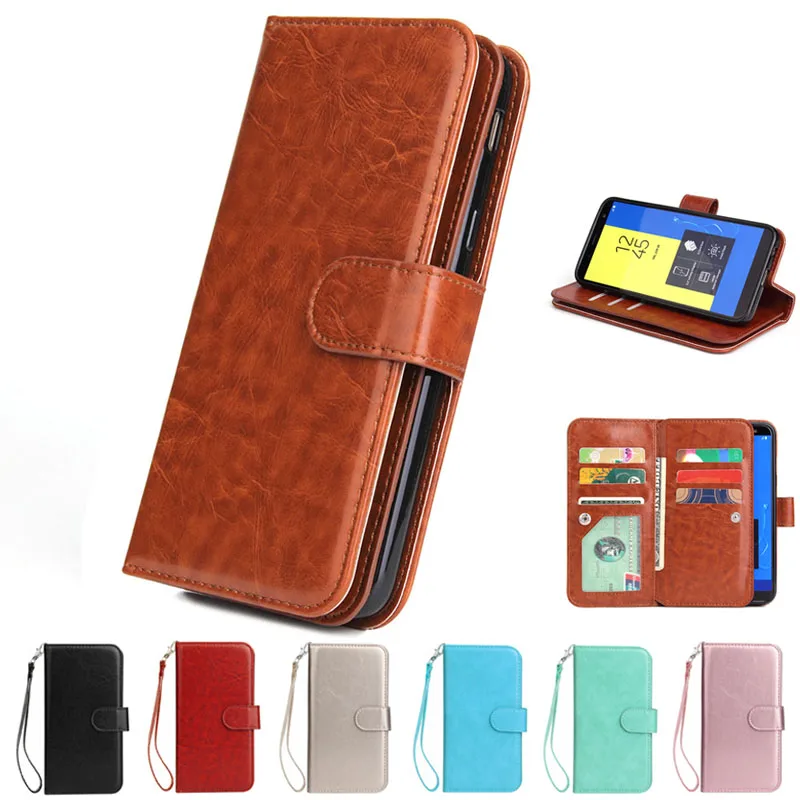 for Samsung Galaxy J6 2018 EU Version Flip Case 9 Card