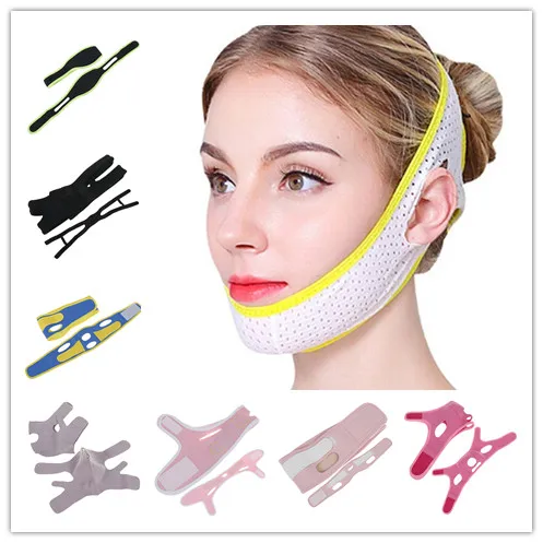 V-Line Lift Up Face Slim Mask Cheek Chin Neck Slimming Thin Belt Strap Beauty Delicate Facial Thin Face Mask Slimming Bandage