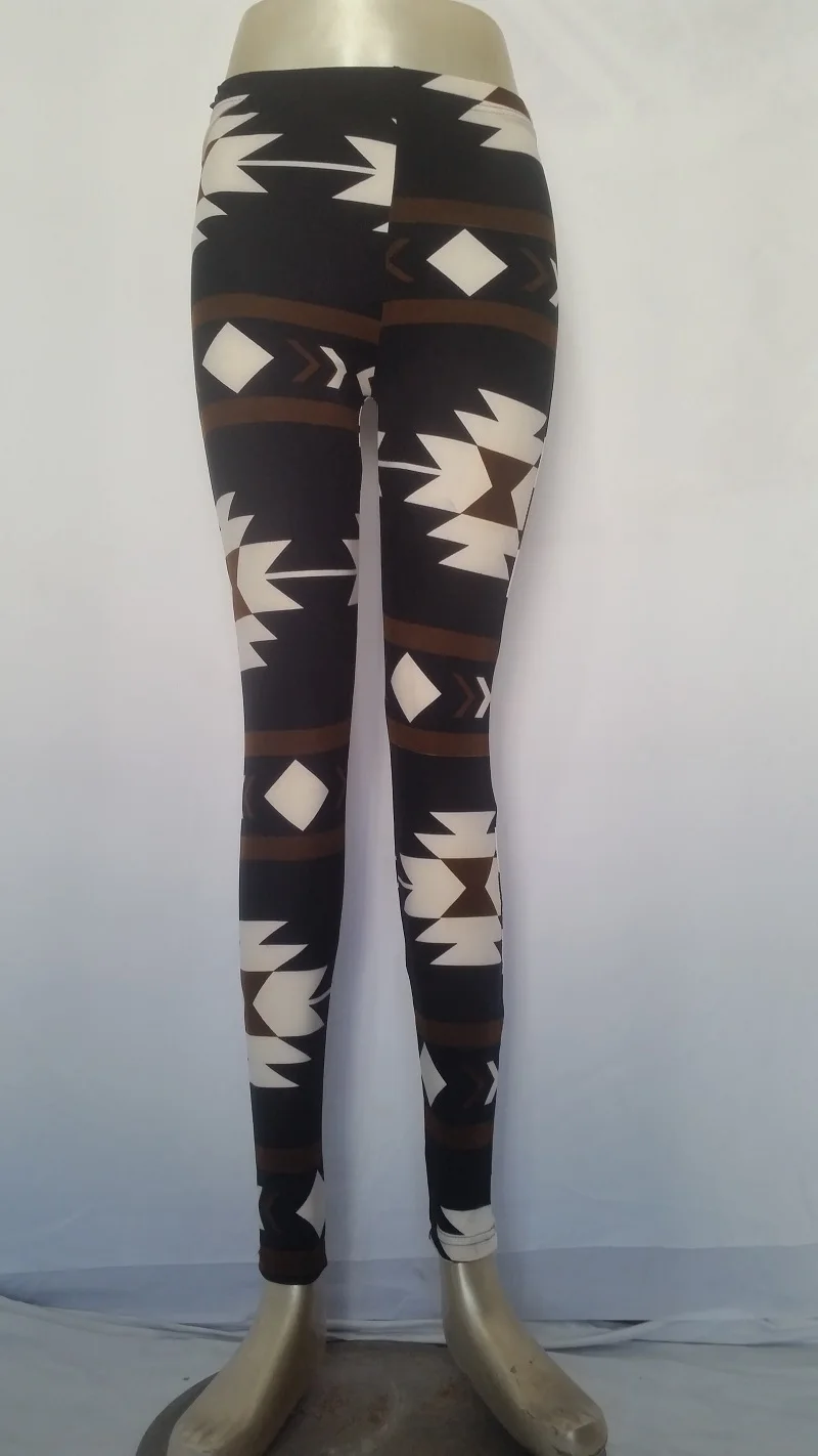 f15 womens bottoms high elastic pants capris comfortable leggings the european and american style popular print free shipping