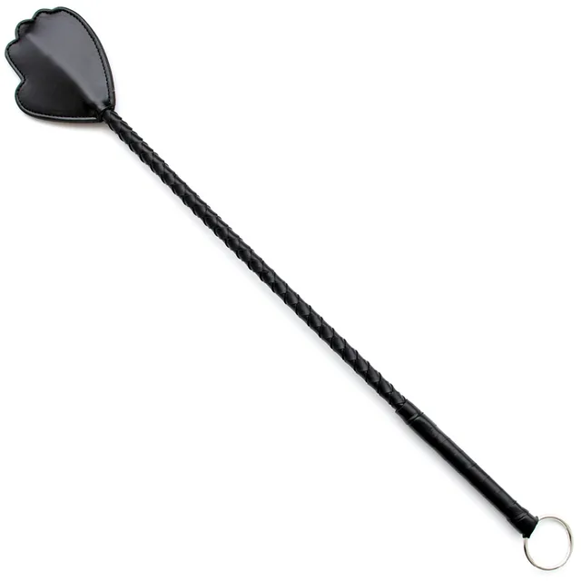 66cm leather Palm hand rod whip stick lash strap wand flog slap flap beat spanking paddle SM