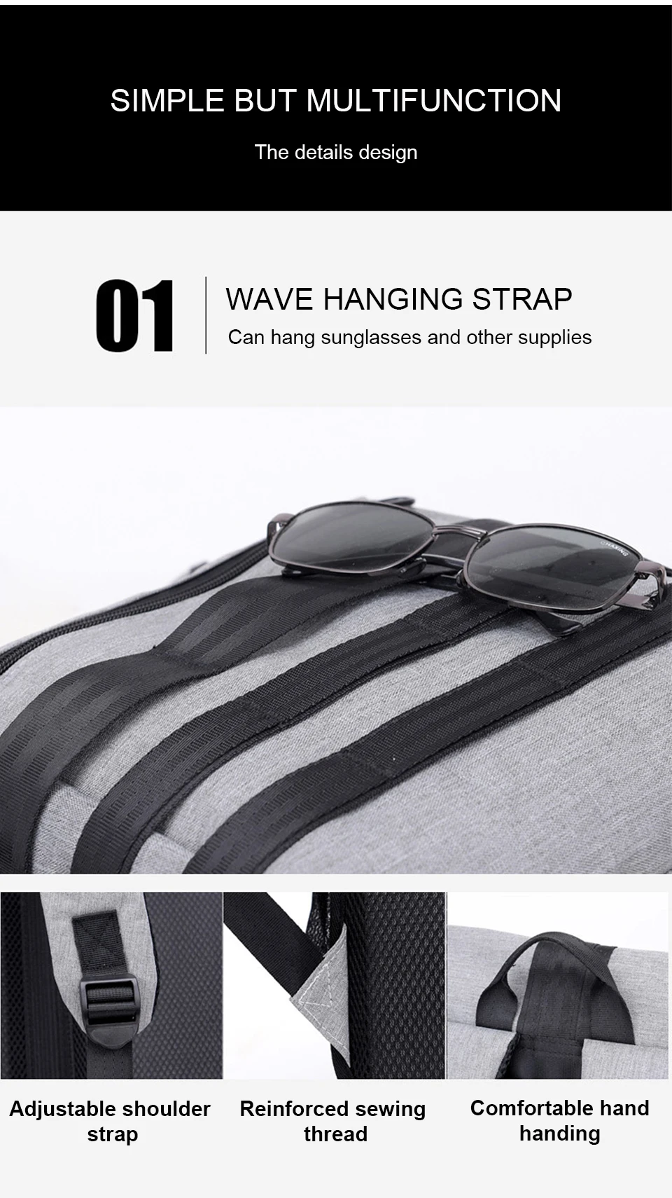 3 USB Charging Backpacks 15.6'' Laptop Backpack Canvas Men Backpacking Travel High Capacity Luggage Bag Pack Male Outdoor bagpack