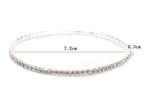 AOMU один ряд прозрачный кристалл теннис серебро золото стрейч ножной браслет ноги цепь ноги браслет ноги ювелирные изделия для женщин